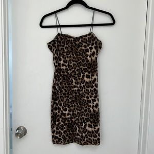 Leopard mini dress